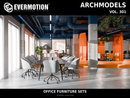 Evermotion Archmodels vol. 301 Coworking Office Furniture collection cover