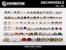 Evermotion Archmodels vol. 305 Seats and Chairs collection cover