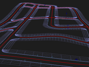 CityTraffic 2 road network wireframe preview