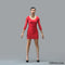Asian Woman, Casual - RIGGED 3D MODEL for 3ds Max or Cinema 4D (CWom0105M4CS, CWom0105M4C4D)