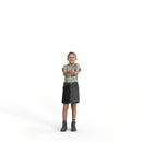 Casual Girl | plg0007hd2o01p01s |  Ready-Posed 3D Human Model (Girl / Still)