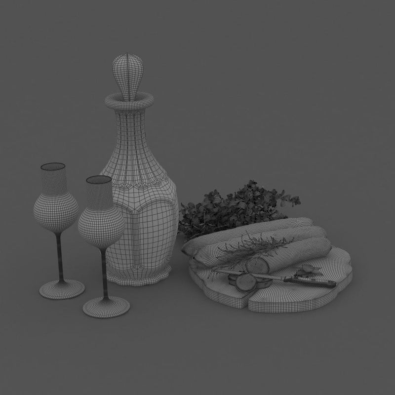 Archmodels vol. 213 (Evermotion 3D Models) - Architectural Visualizations (Scanned Food Sets)