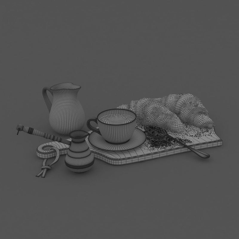 Archmodels vol. 213 (Evermotion 3D Models) - Architectural Visualizations (Scanned Food Sets)