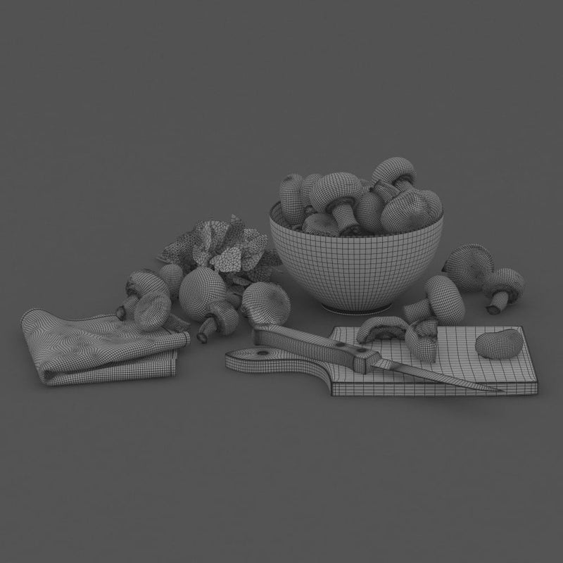 Archmodels vol. 213 (Evermotion 3D Models) - Architectural Visualizations (Scanned Food Sets)