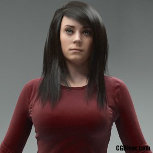 High Quality Rigged 3D Woman - CWom0019HD2CS 3DS MAX Human
