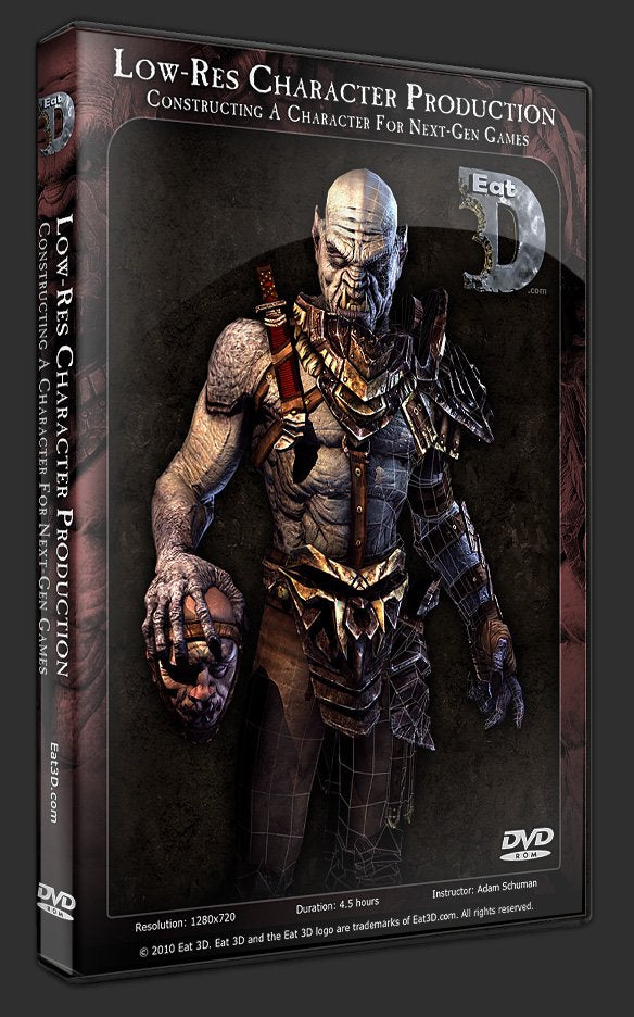 Low-Res Character Production - Constructing A Character For Next-Gen Games - Eat 3D