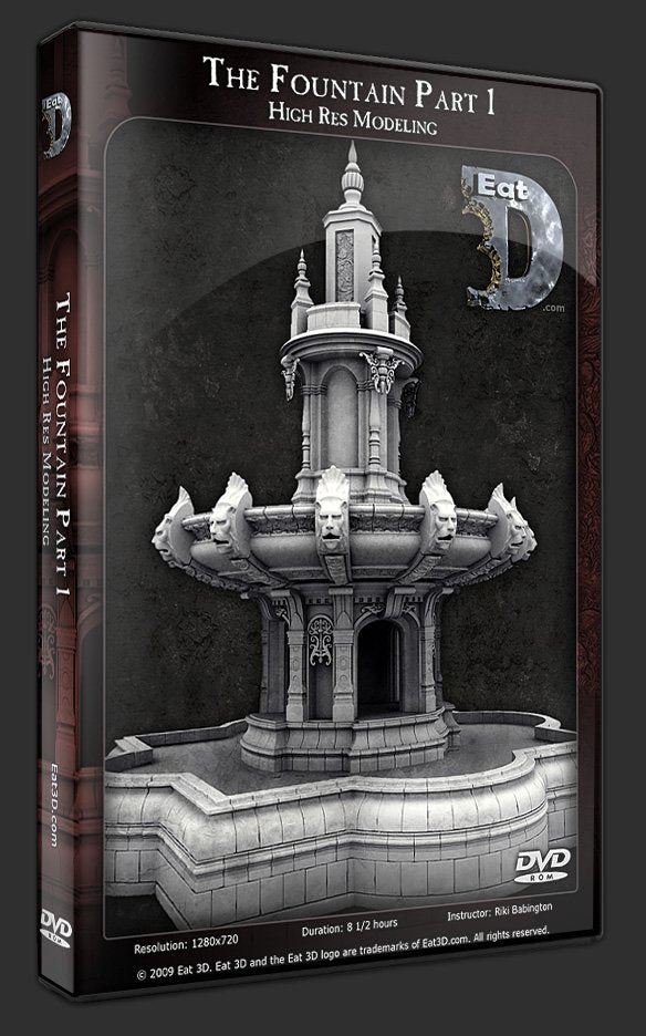 The Fountain - High Res Modeling - Eat 3D