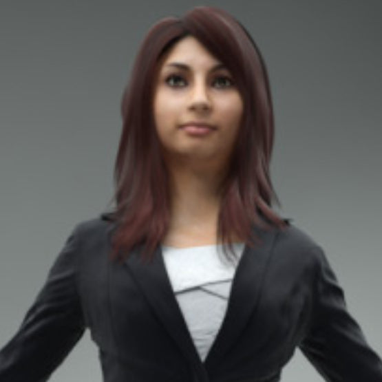 High Quality Rigged 3D Woman - BWom0009HD2CS 3DS MAX Human