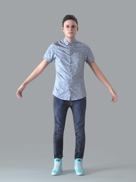 Casual Man - Rigged 3D Human Model (CMan0019M4CS) – CG River
