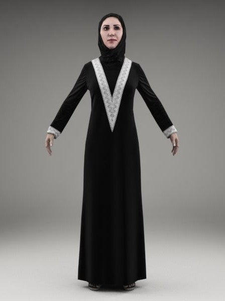 ARAB WOMAN - RIGGED 3D MODEL(ArWom0003M3CS)