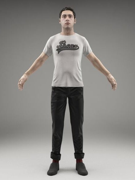 CASUAL MAN - RIGGED 3D MODEL(CMan0014M3CS)