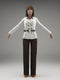 CASUAL WOMAN - RIGGED 3D MODEL(CWom0008M3CS)