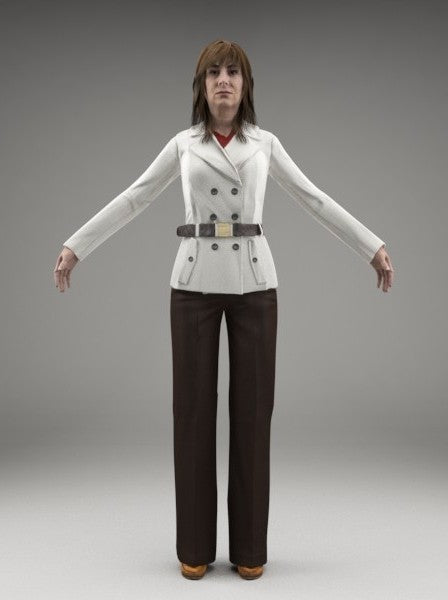 CASUAL WOMAN - FBX RIGGED MODEL (CWom0008M3FBX)