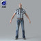 Cinema 4D CASUAL MAN - RIGGED 3D MODEL (CMan0010M4c4d)