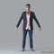 Casual Man - Rigged 3D Human Model (CMan0017M4)