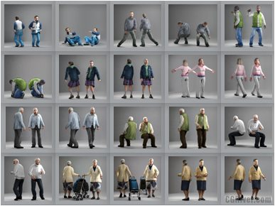 CASUAL PEOPLE- 10 STILL MODELS (MeCaS0007)