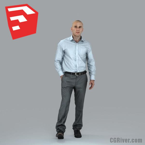 Businessman - BMan0006HD2-O01P08S_SU - Ready-Posed 3D Human Model (Still)