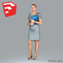Businesswoman - BWom0011HD2-O02P07S_SU - Ready-Posed 3D Human Model (Still)