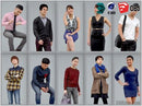 10 High Quality Still 3D Humans / Asian People - MeMsS006HD2 - AXYZ Design Ready-Posed Model Pack