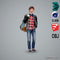 Asian Man / Casual - CMan0102-HD2-O03P01-S - Ready-Posed 3D Human Model / Male Character (Still)
