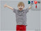 Boy / Child | Casual CBoy0003-HD2-O02P01-S - Ready-Posed 3D Human Model / Male Character (Kids / Children Still)