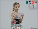 Girl / Child | Casual CGirl0003-HD2-O03P01-S Ready-Posed 3D Human Model / Female Character (Kids / Children Still)