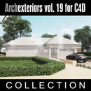 Archexteriors for C4D vol. 19 (Evermotion 3D Model Scene Sets) - Architectural Site Templates