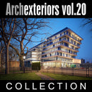 Archexteriors vol. 20 (Evermotion 3D Model Scene Set) - 10 Photorealistic Architectural Scenes