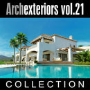 Archexteriors vol. 21 (Evermotion 3D Model Scene Set) - 10 Photorealistic Architectural Scenes