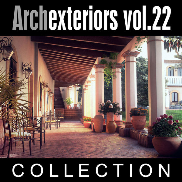 Archexteriors vol. 22 (Evermotion 3D Model Scene Set) - 10 Photorealistic Architectural Scenes