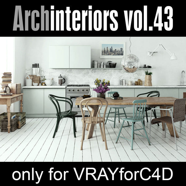 Archinteriors for C4D vol. 43 (Evermotion 3D Model Scene Set)