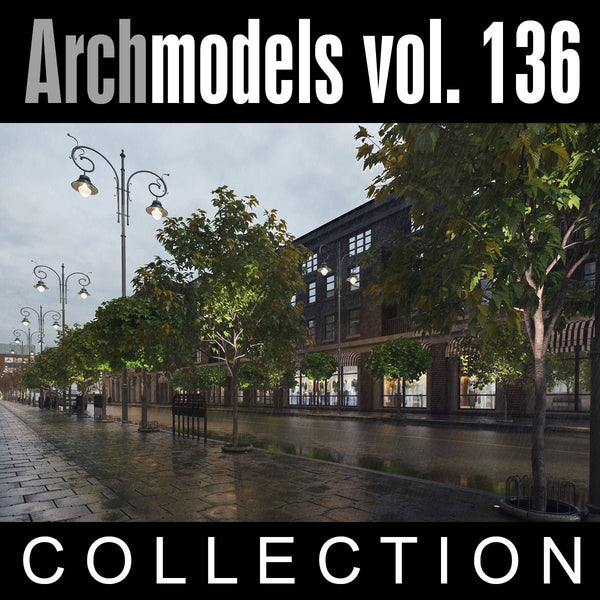 Archmodels vol. 136 (Evermotion 3D Models) - Trees for Archviz