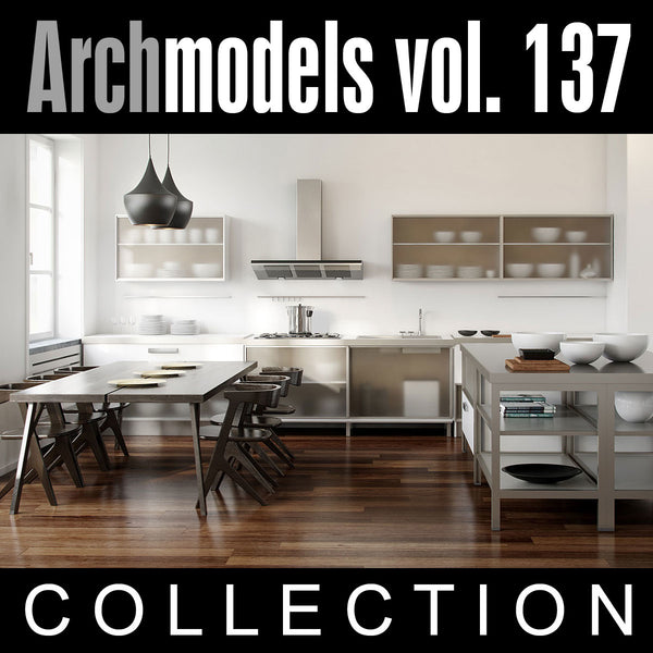 Archmodels vol. 137 (Evermotion 3D Models) - Kitchen Design Sets
