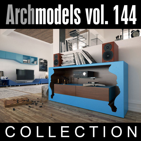 Archmodels vol. 144 (Evermotion 3D Models) - Livingroom Furniture & Appliances