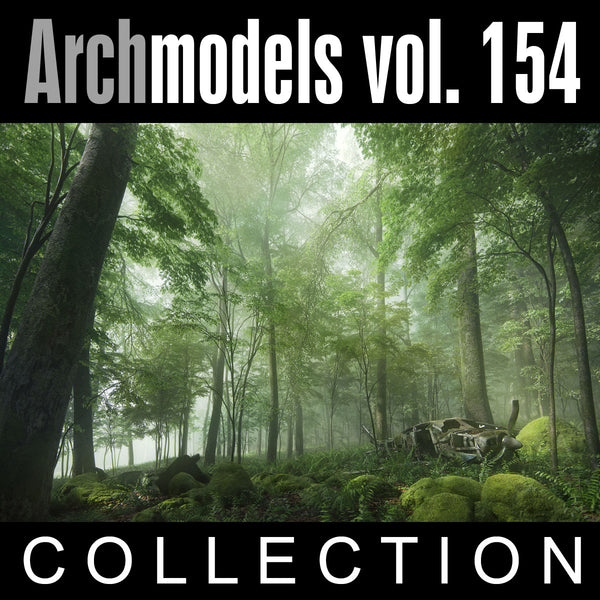 Archmodels vol. 154 (Evermotion 3D Models) - Garden
