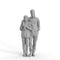 Casual Family | cfam0308hd2o01p01s | Ready-Posed 3D Human Model (Brothers/Boys/Still)