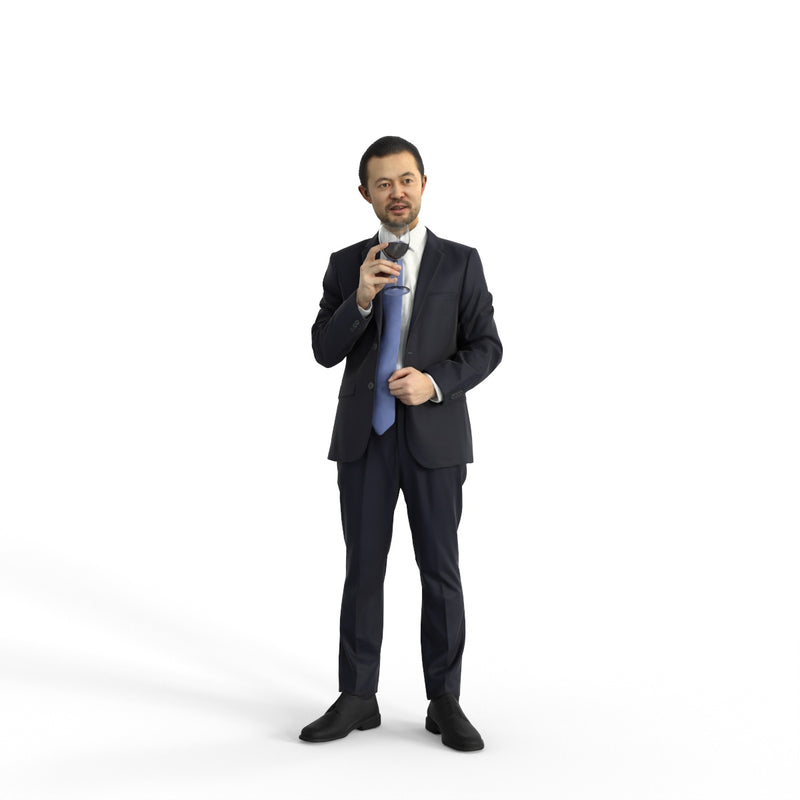 Elegant Man | eman0319hd2o01p01s | Ready-Posed 3D Human Model (Man / Still)