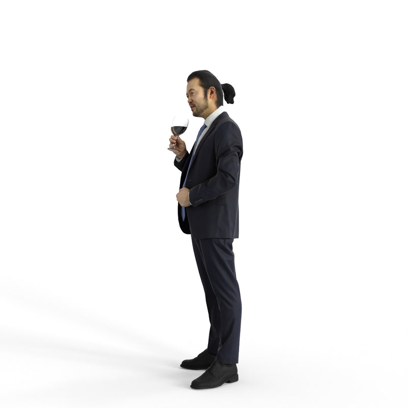 Elegant Man | eman0319hd2o01p01s | Ready-Posed 3D Human Model (Man / Still)