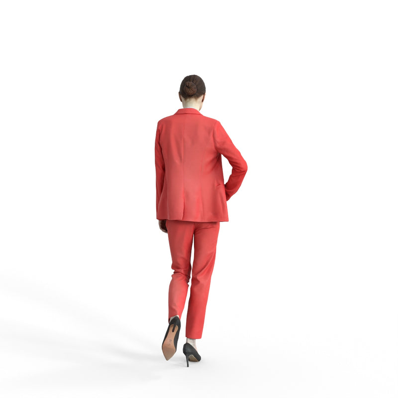 Business Woman | bwom0312hd2o01p01s | Ready-Posed 3D Human Model (Woman / Still)