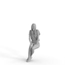 Casual Woman | cwom0328hd2o04p01s | Ready-Posed 3D Human Model (Woman / Still)