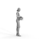 Casual Woman | cwom0333hd2o04p01s | Ready-Posed 3D Human Model (Woman / Still)