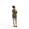 Casual Woman | cwom0343hd2o04p01s | Ready-Posed 3D Human Model (Woman / Still)