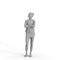 Casual Woman | cwom0343hd2o04p01s | Ready-Posed 3D Human Model (Woman / Still)