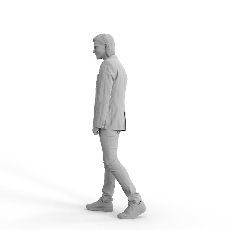 Casual Man | cman0330hd2o05p01s | Ready-Posed 3D Human Model (Man / Still)