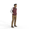 Casual Man | cman0331hd2o04p01s | Ready-Posed 3D Human Model (Man / Still)