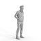 Casual Man | cman0331hd2o04p01s | Ready-Posed 3D Human Model (Man / Still)