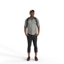 Casual Man | cman0339hd2o04p01s| Ready-Posed 3D Human Model (Man / Still)