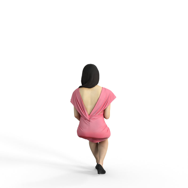 Elegant Woman | ewom0324hd2o01p01s | Ready-Posed 3D Human Model (Woman / Still)