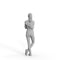 Casual Woman | grp0001hd2o01p01s | Ready-Posed 3D Human Model (Woman / Still)