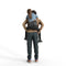 Casual Family | cfam0306hd2o01p01s | Ready-Posed 3D Human Model (Father/Daughter/Family/Still)